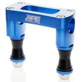 Anti Vibration Handlebar Clamp for 1-1/8 Inch Fat Bars CNC Billet Aluminum ATV Steering Stem Mount 100mm Bolt Spacing for Aftermarket ATV Stems (Blue)