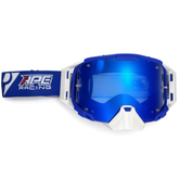 APE RACING MX Goggles – Anti-Fog WideVision Lens with Outriggers & Removable Nose Guard