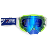 APE RACING MX Goggles – Anti-Fog WideVision Lens with Outriggers & Removable Nose Guard