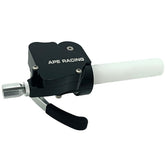 APE RACING Universal Dual Gasser Thumb & Twist Throttle for ATVs & Dirt Bikes – Billet Aluminum (Black)