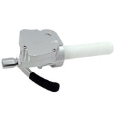 APE RACING Dual Gasser Thumb & Twist Throttle for ATV & Dirt Bike – Billet Aluminum 7/8" Handlebar (Silver)