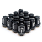 7075-T6 Aluminum Tapered Lug Nuts M10x1.25mm 17mm Hex Head 60 Conical Seat (Pack of 16) for ATV Quads