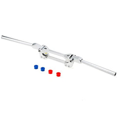 APE RACING 7/8" 22mm Flex Handlebar For Adventure Motorcycle Dirt bike MX ATV Quad (Silver)