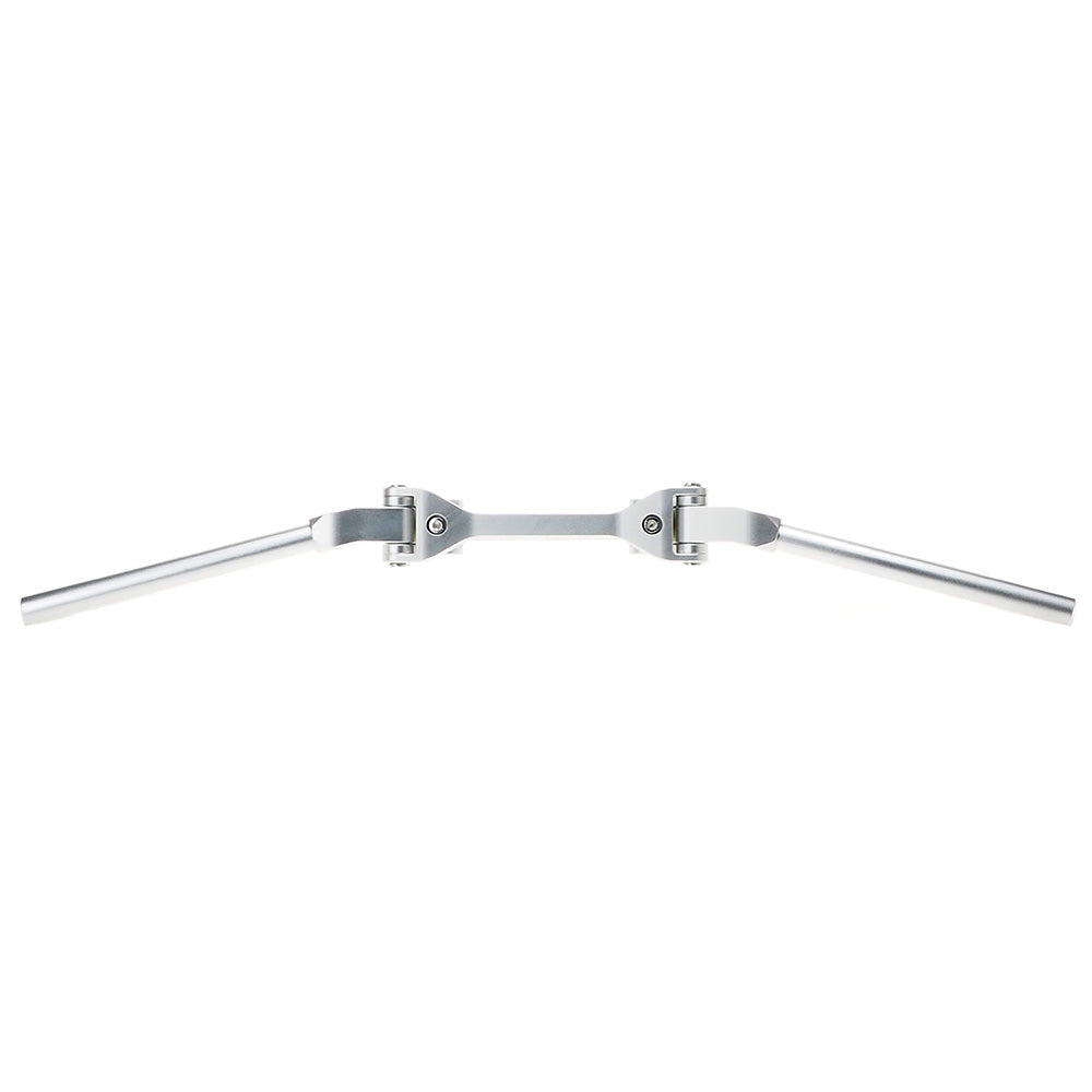 APE RACING 7/8" 22mm Flex Handlebar For Adventure Motorcycle Dirt bike MX ATV Quad (Silver)